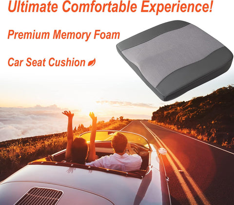 Lofty Aim Car Seat Cushion, Memory Foam Car Seat Cushions for Long Driving