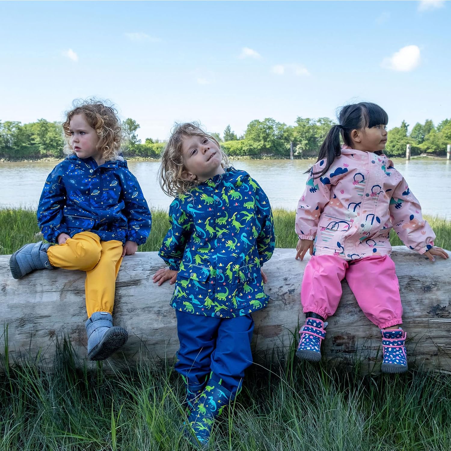 JAN & JUL Cozy-Dry Rain & Snow Pants for Toddlers