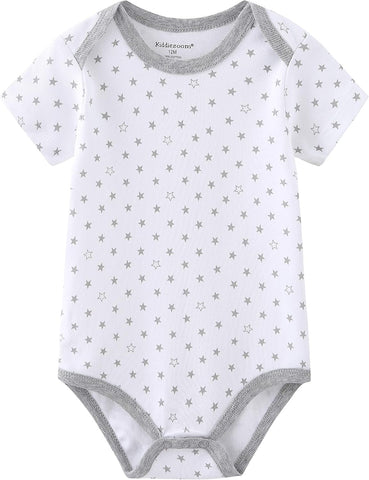 Kiddiezoom Baby Layette Set Baby Boys' 9-Piece Bodysuits Pants Set Toddler Girl Boy Unisex Baby Gift Sets