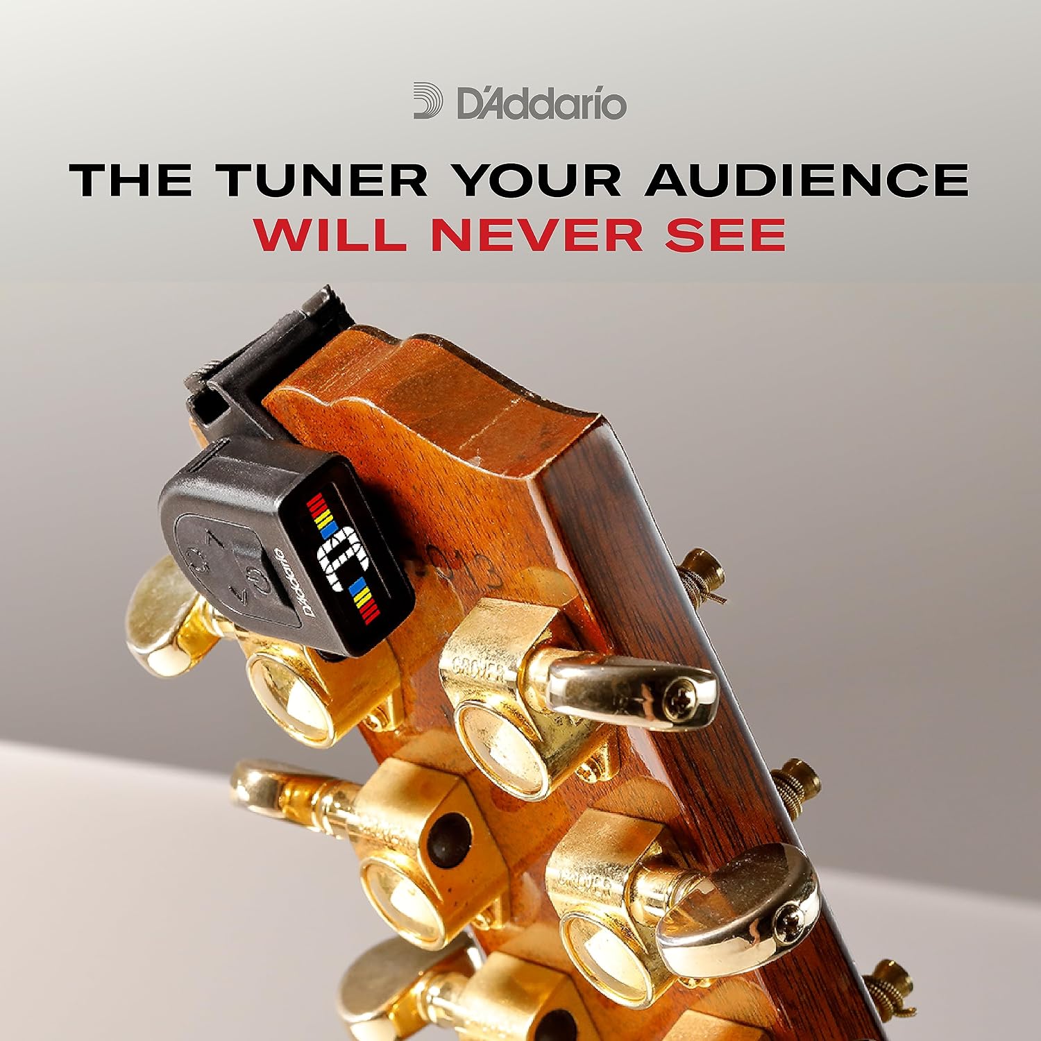 D'Addario Micro Headstock Tuner, 1 Pack