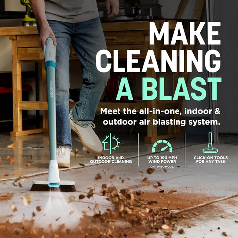 Shark BlastBoss, All-in-One Air Blasting System with BlastBroom, AB2111
