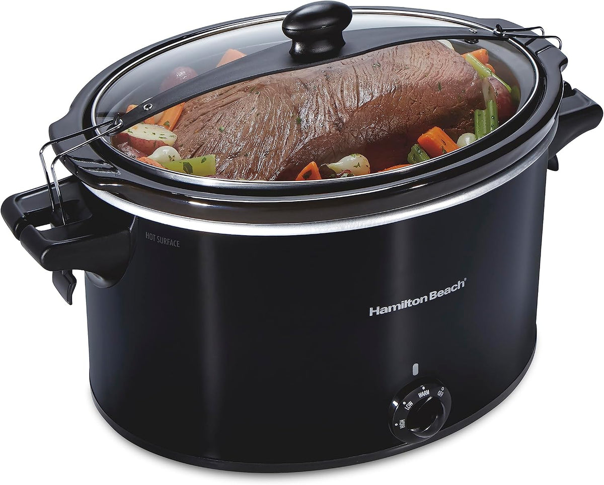 Hamilton Beach Stay or Go Extra Large 10 Quart Portable Slow Cooker