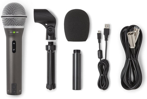 Samson Q2U USB/XLR Dynamic Microphone Recording and Podcasting Pack