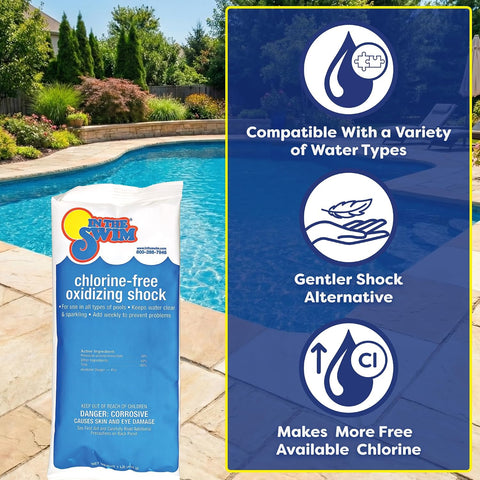 In The Swim Chlorine-Free Shock and Chlorine Tablets Exra Large Bundle