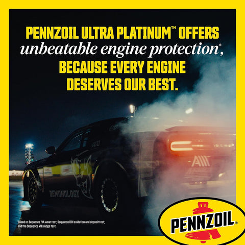 Pennzoil Ultra Platinum Full Synthetic 0W-40 Motor Oil, 1 Quart (6 Pack)