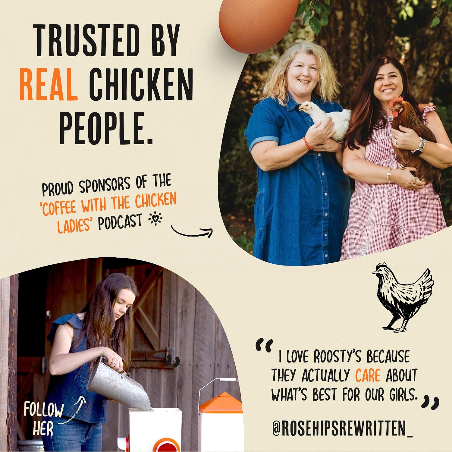 Roosty's Chicken Nesting Herbs Chili Mix, Coop Refresher, 16oz