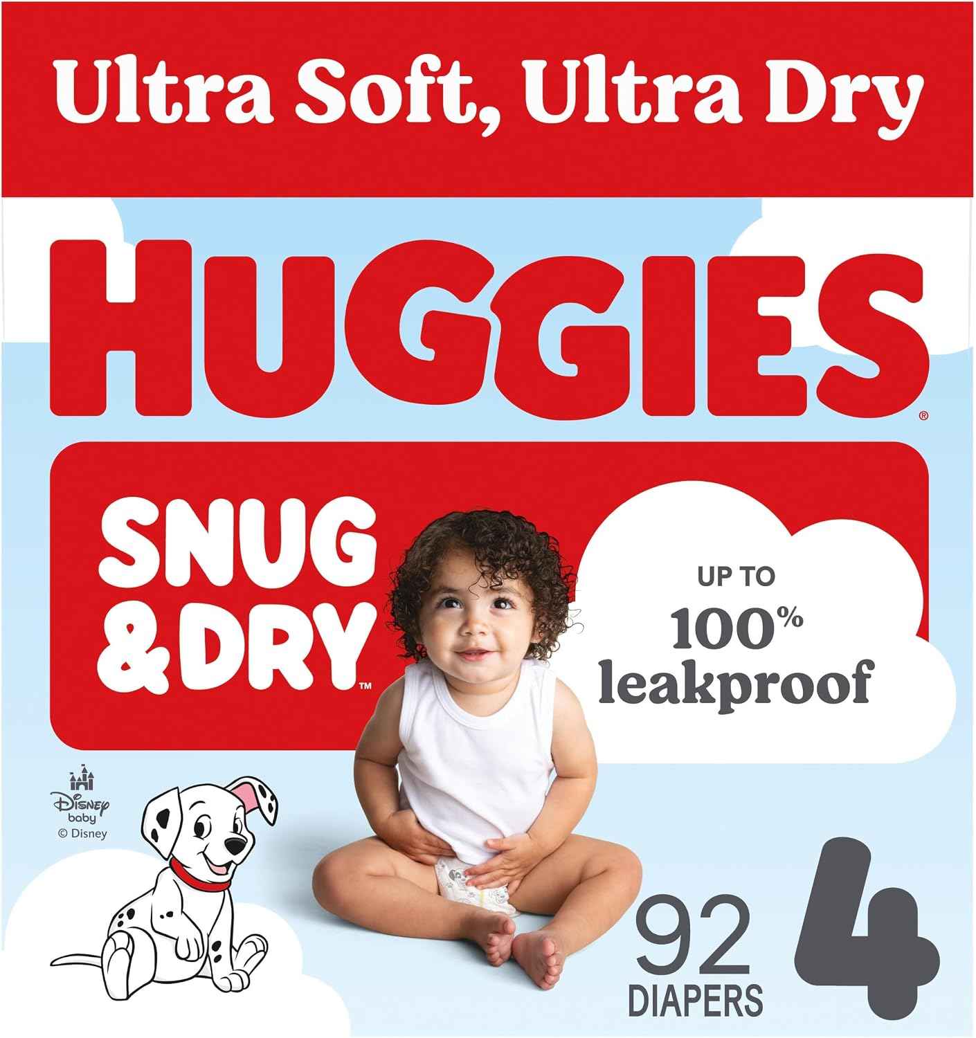 Huggies Snug & Dry Diapers Size 4, 92 Count
