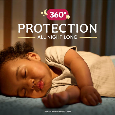 Pampers Diapers - Swaddlers 360° - Size 6, 92 Count, up to 100% Leakproof Comfy Dry Fit, Designed for Easy Changes, Pull On Baby Diaper