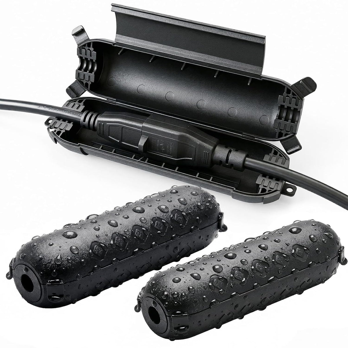 3 Pack Outdoor Extension Cord Cover with Waterproof Seal