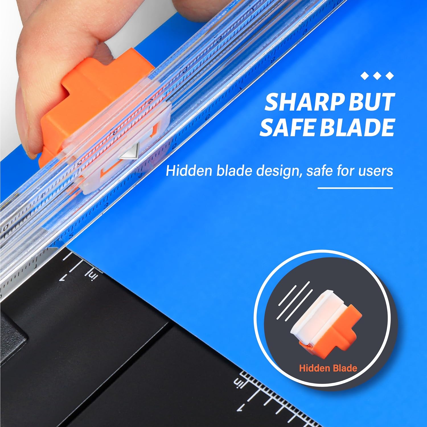 Evteck A4 Paper Cutter Slider Trimmer for Cardstock Photo Vinyl