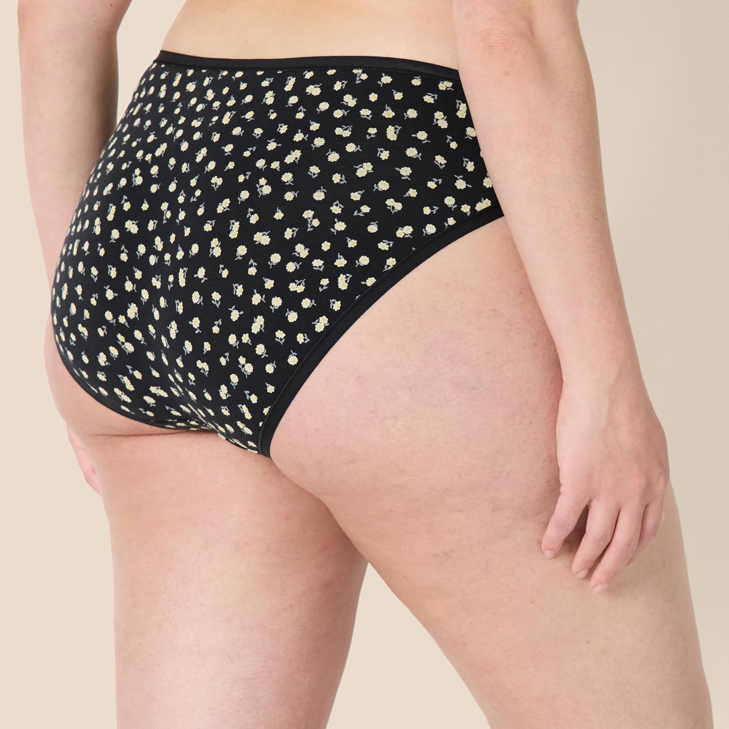 Amazon Essentials Women's Cotton Spandex Bikini Brief Underwear (Available in Plus Size)