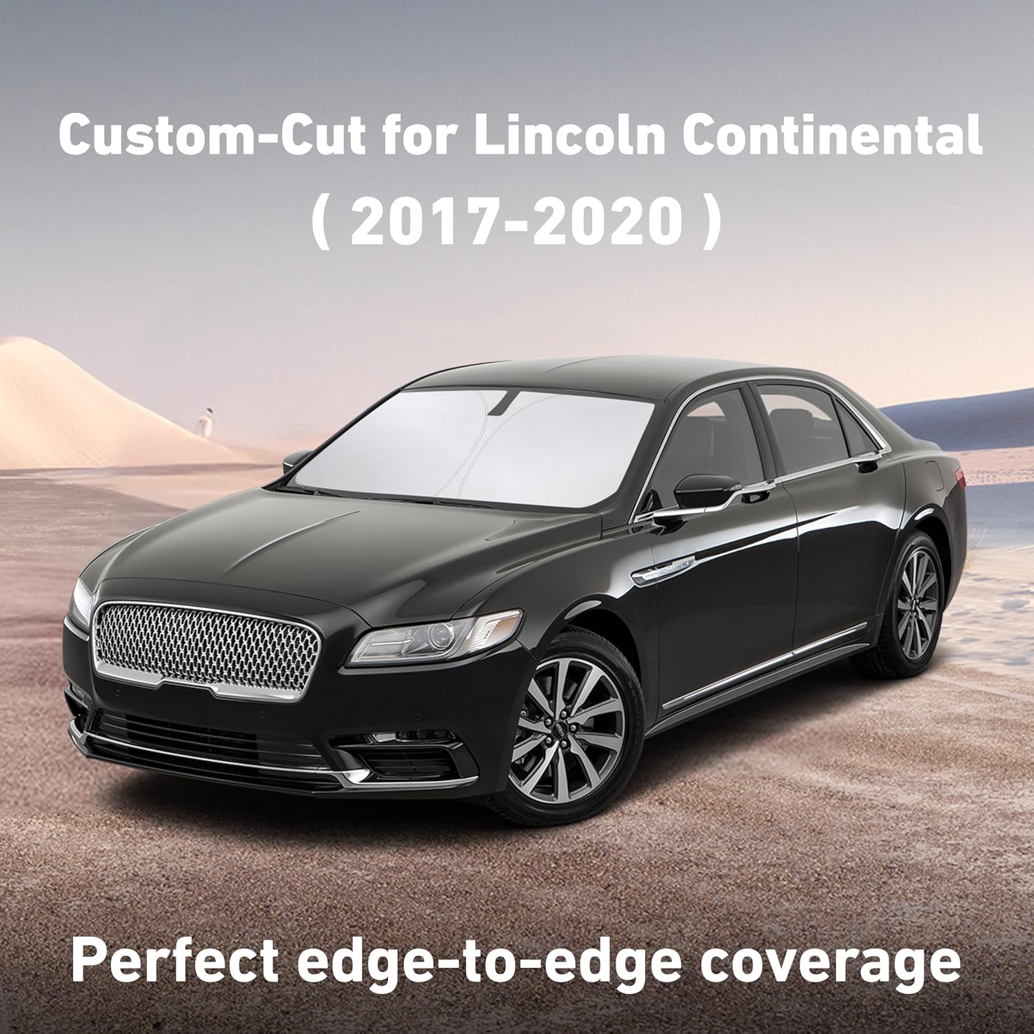 EcoNour Windshield Sunshade Compatible for Lincoln Continental 2017-2020