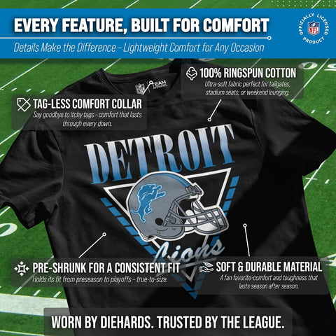 NFL Retro Triangle T-Shirt - Men Women - Officially Licensed