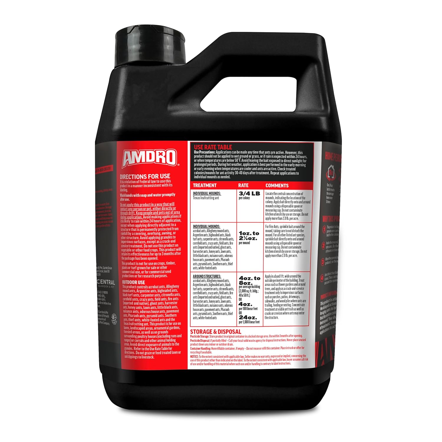 Amdro Ant Killer for Outdoor Home Perimeter, 24 Oz