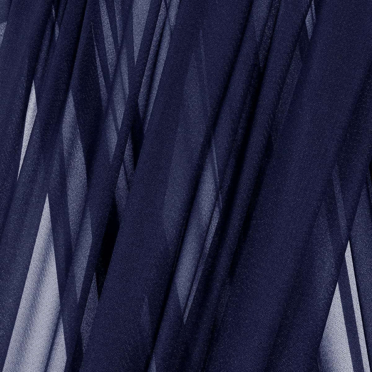 Sheer Gauze Wedding Arch Draping Fabric 29" x 20 FT 2 Panels Navy Blue