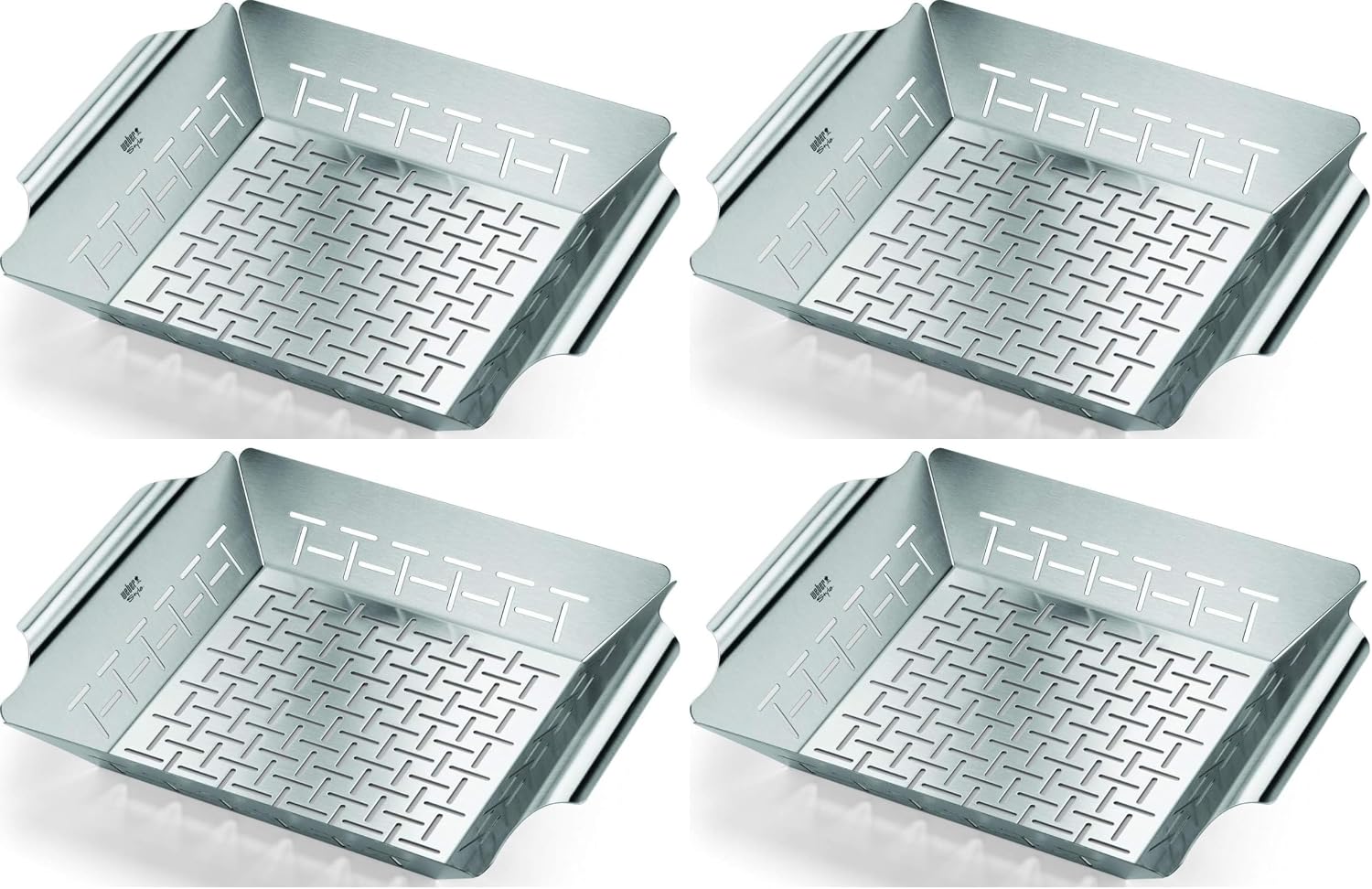 Weber® Deluxe Grilling Basket, Stainless Steel for Gourmet Grilling