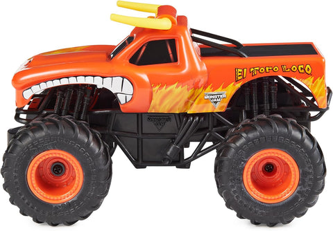 Monster Jam Official El Toro Loco RC Truck, 1:24 Scale