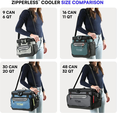 Titan Zipperless HardBody Cooler, Keeps Ice 2 Days