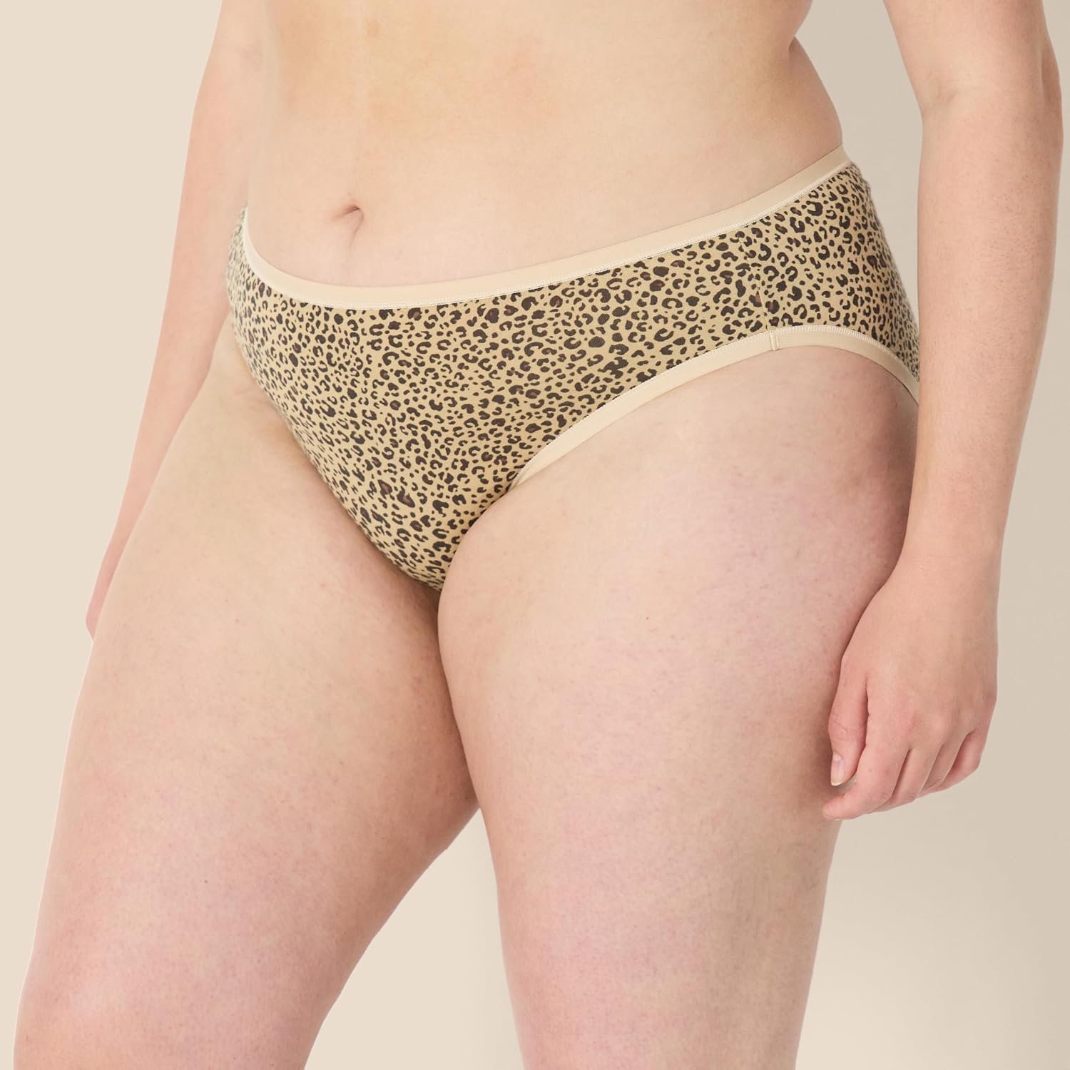 Amazon Essentials Women's Cotton Spandex Bikini Brief Underwear (Available in Plus Size)