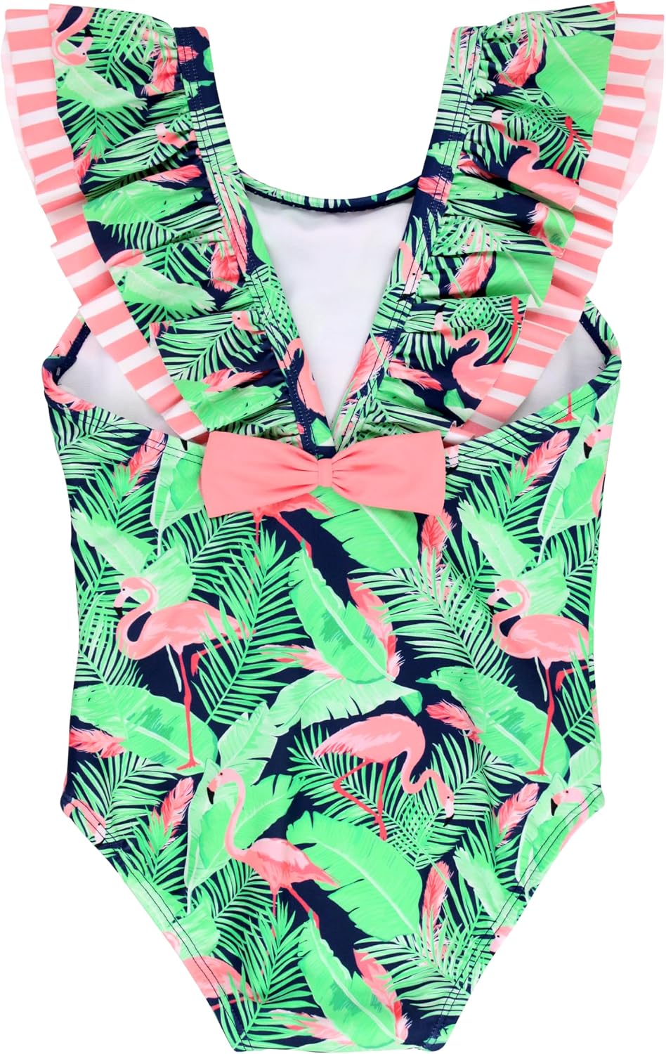 RuffleButts Baby/Toddler Girls Ruffle Strap - One Piece Swimsuit UPF 50+