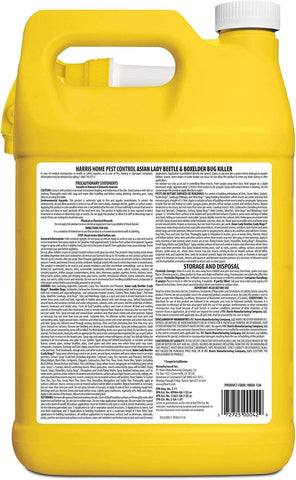 Harris Asian Lady Beetle, Japanese Beetle, and Box Elder Killer, Liquid Spray with Odorless and Non-Staining Extended Residual Kill Formula (Gallon)