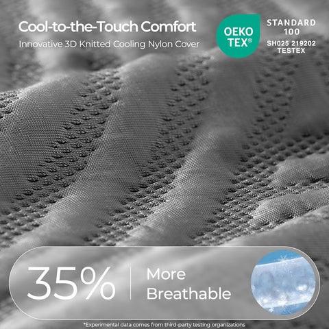 Sweetnight CoolNest 10 Inch Full Size Mattress,Cooling Memory Foam Mattress