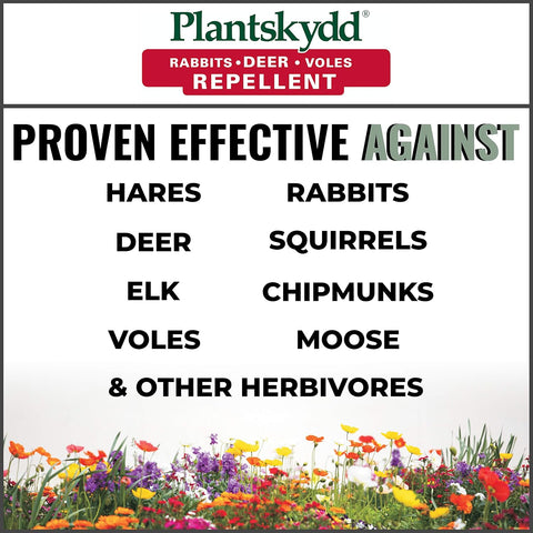 Plantskydd Animal Repellent, Deer, Rabbit, Ready-to-Use Liquid, 1.3 Gal