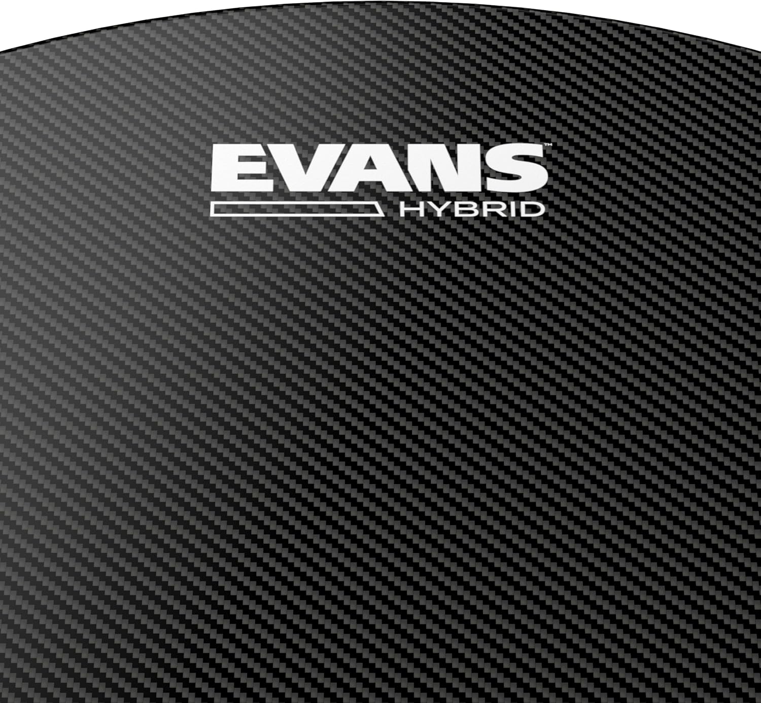 Evans Hybrid Black Marching Snare Drum Head - Marching Band Drum Heads - 14 Inch