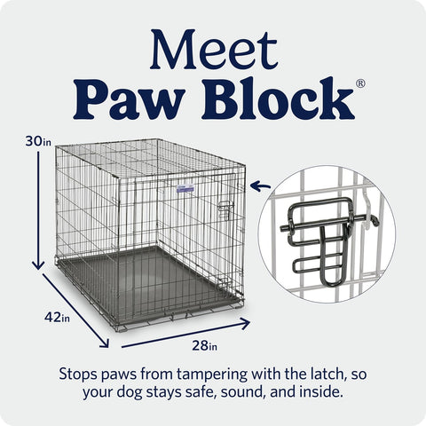 Midwest 42-Inch Single Door iCrate, for Large Breeds, 71-90 lbs