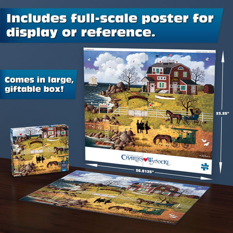 Buffalo Games - Charles Wysocki Formulating the Plan - 1000 Piece Puzzle