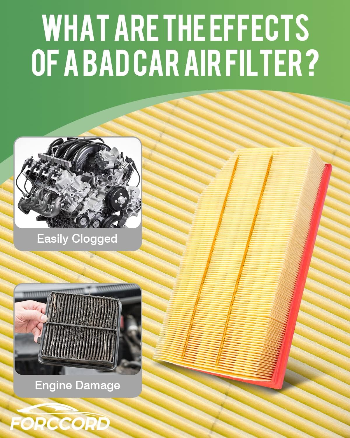 Cabin & Engine Air Filter Kit for Jeep Wrangler 2018-2026 2.0L/3.6L