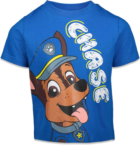Nickelodeon Paw Patrol Boys' 4-Pack Short Sleeve T-Shirts