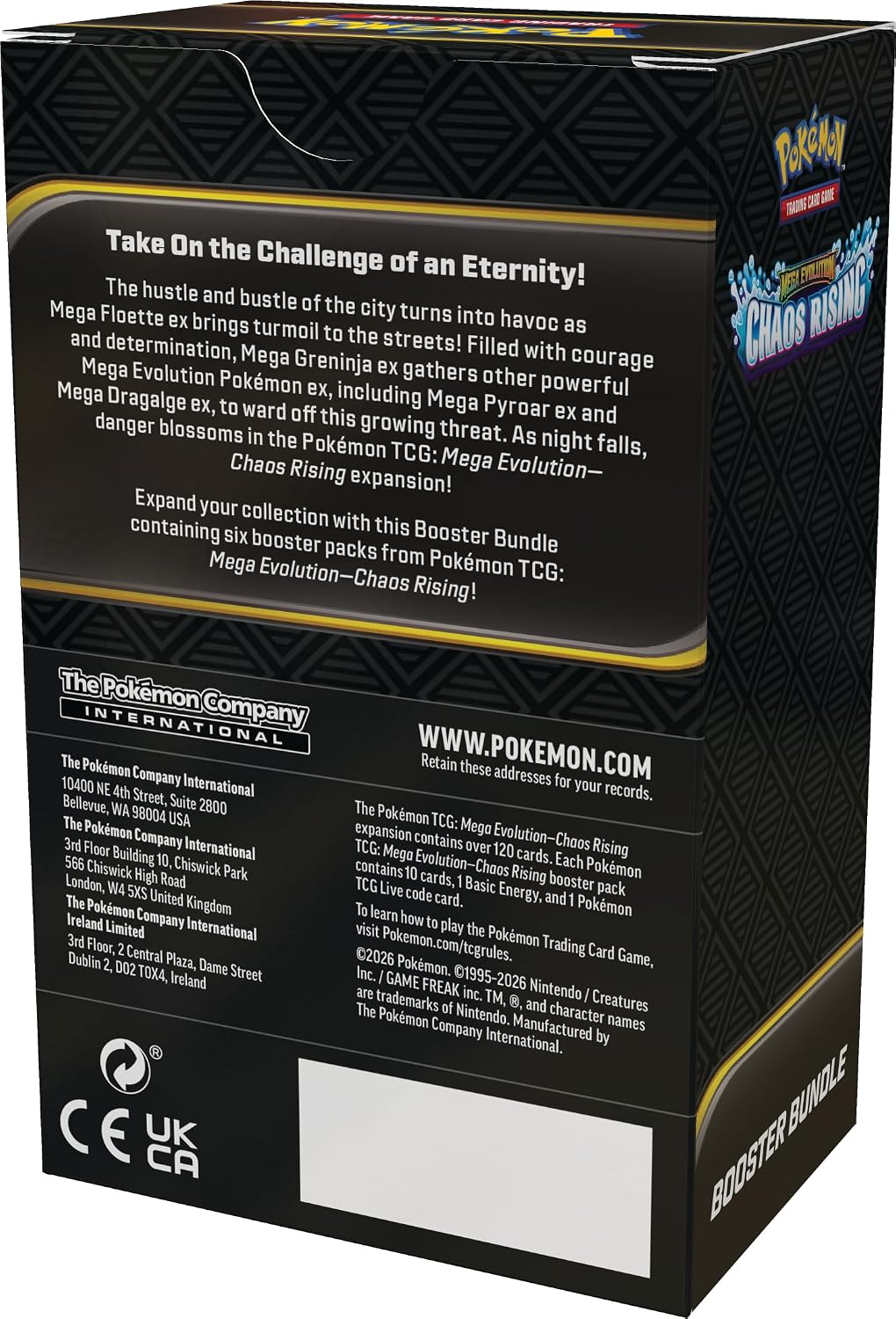 Pokémon TCG: Mega Evolution—Chaos Rising Booster Bundle