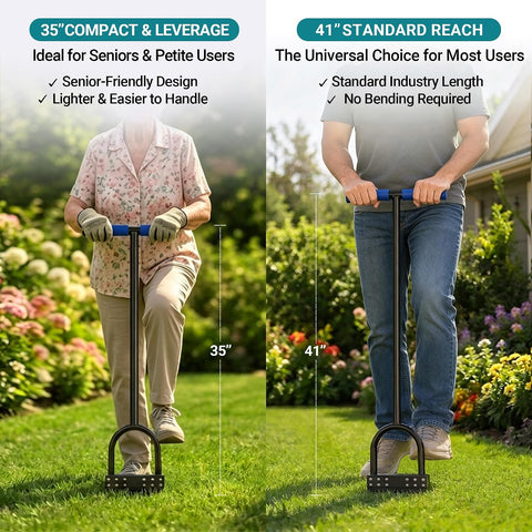 35in One-Piece Edger Lawn Tool for Seniors and Petite Users