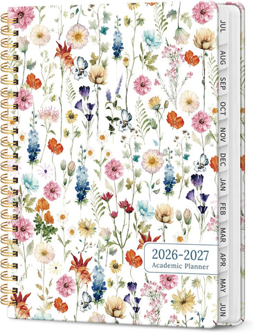 Taja Planner 2026-2027, Jul 2026-Jun 2027 Monthly & Weekly Calendar Planner