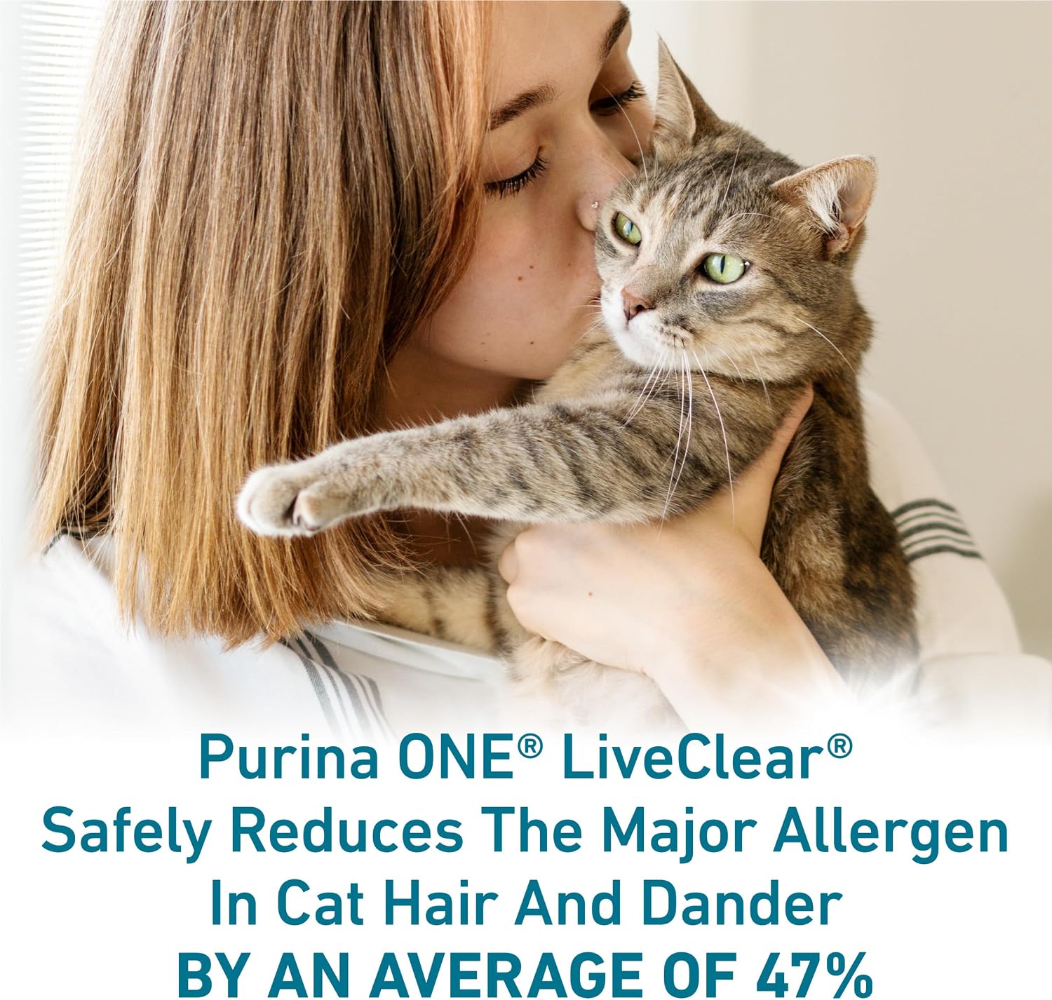 Purina ONE LiveClear Allergen-Reducing Dry Cat Food, 6.3 lb Bag