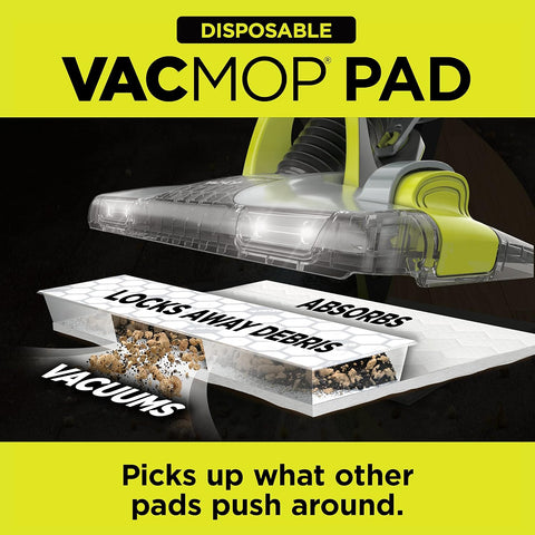 Shark VACMOP Disposable Hard Floor Pad Refills, 46 Count, VMP46