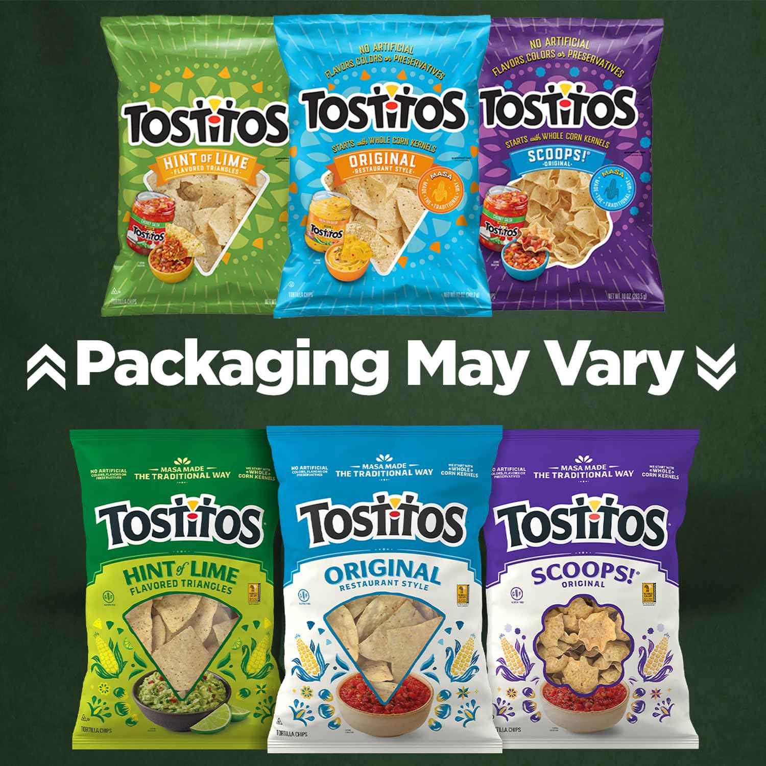 Tostitos, Crispy Rounds Tortilla Chips, 3 Ounce (Pack of 28)