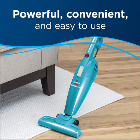 Bissell Featherweight Stick Lightweight Bagless Vacuum with Crevice Tool, 2033, One Size Fits All, Blue