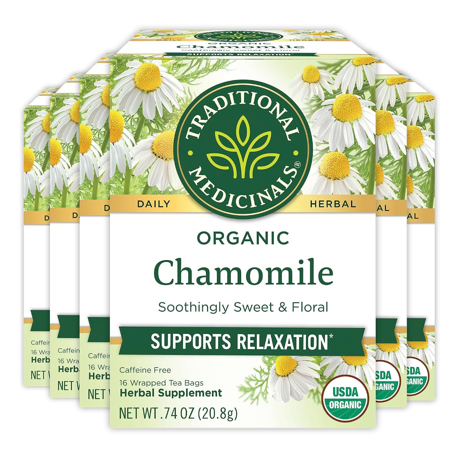 Traditional Medicinals Organic Chamomile, 96 Tea Bags