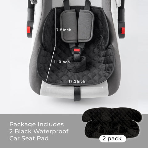 2 Pack Waterproof Piddle Pads Carseat Potty Training Car Seat Protector Waterproof Car Seat Liner Cover to Prevent Pee