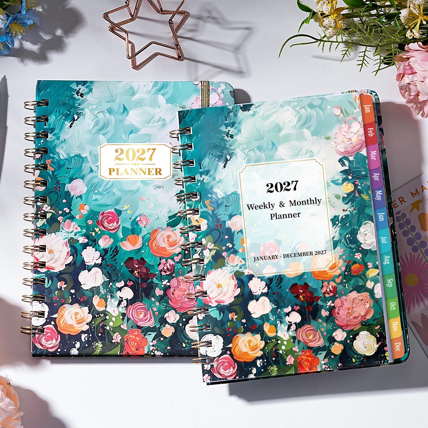 2027 Planner - Jan 2027 - Dec 2027, Weekly Monthly Planner 2027