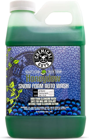 Chemical Guys, Honeydew Snow Foam Car Wash Soap for Foam Cannons, 64 oz