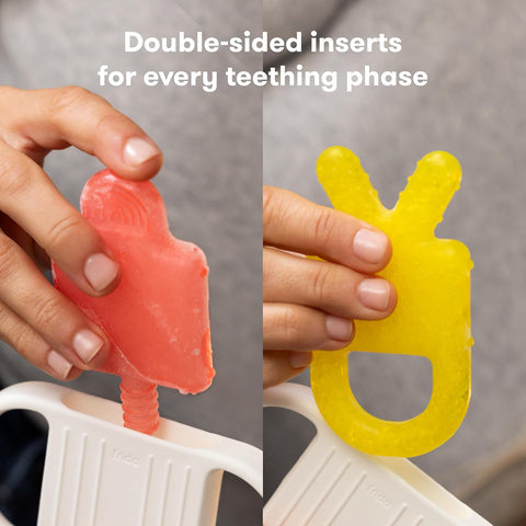 Frida Baby Silicone Teething Toys, 4-in-1 Teether for Babies & Infants