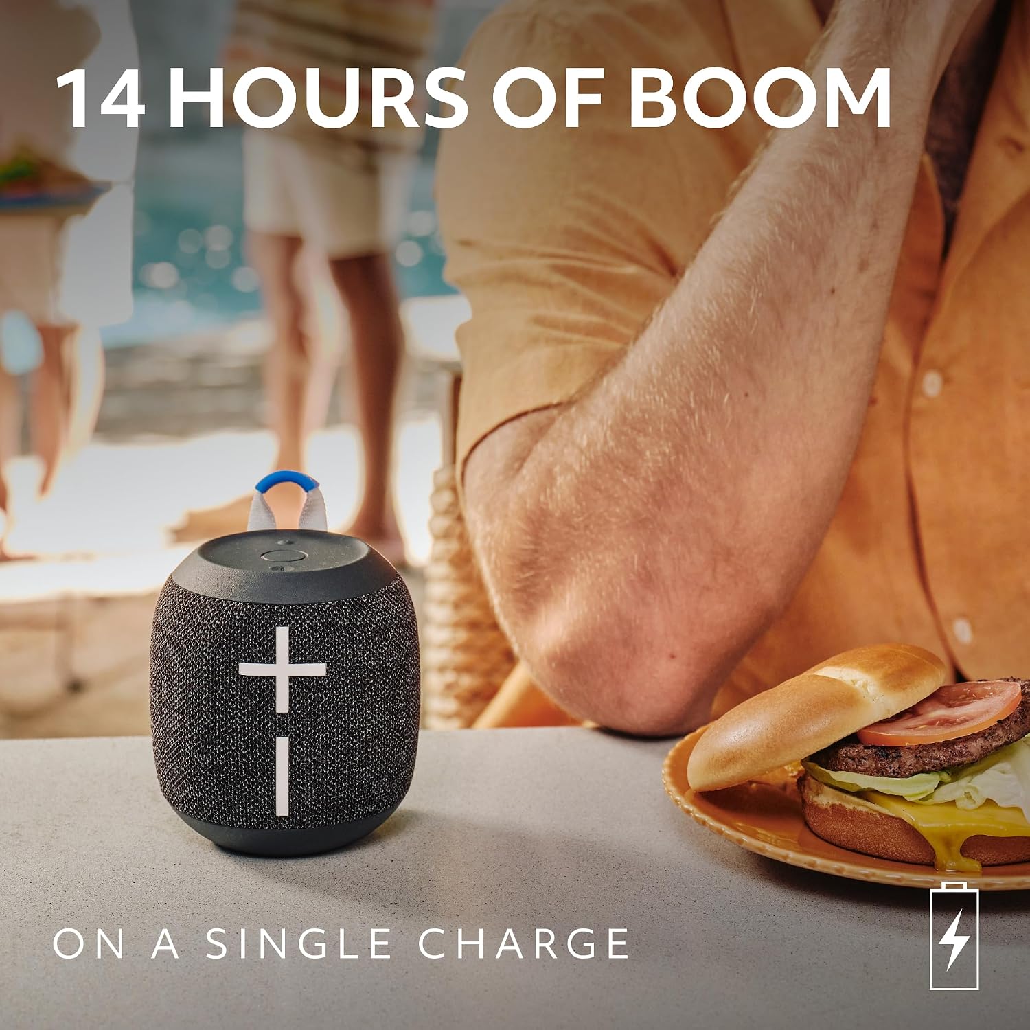 Ultimate Ears WONDERBOOM 4 Portable Waterproof Speaker - Blue