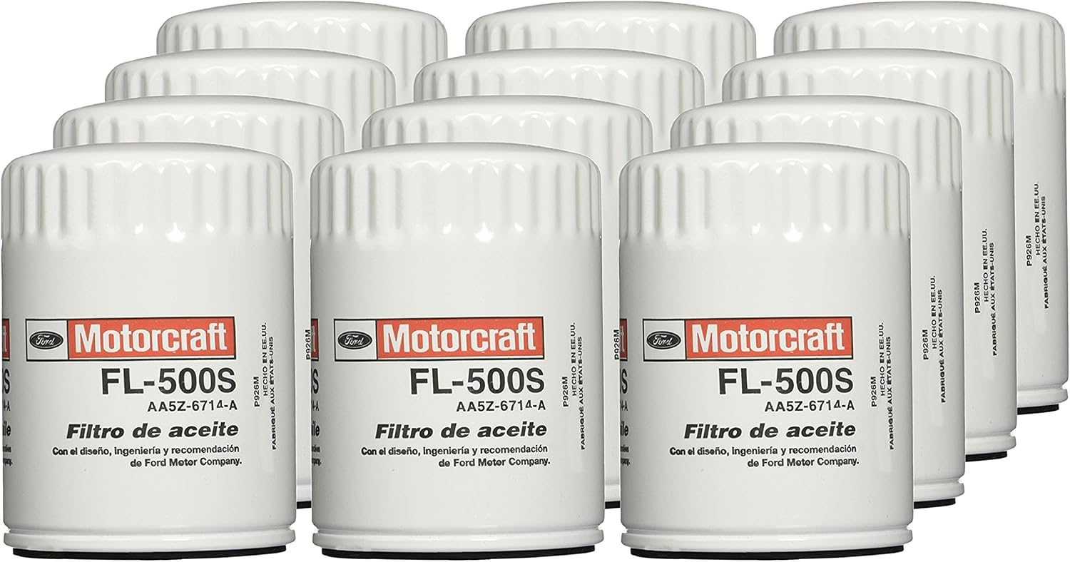 Motorcraft FL500SB12-12PK Oil Filter Fleet (Pk Aa5Z6714B)-Pack of 12