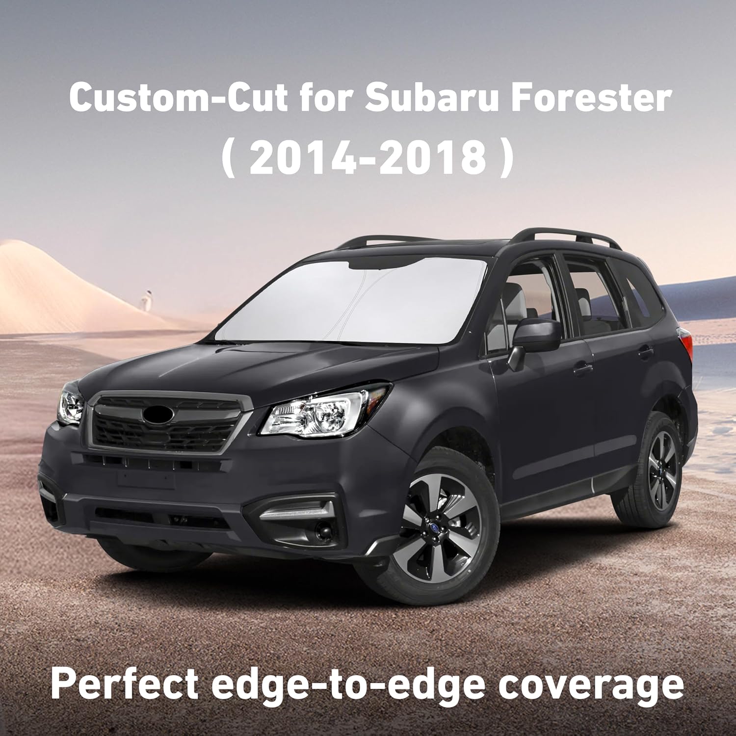 EcoNour Windshield Sunshade Compatible for Subaru Forester 2014-2017 2018