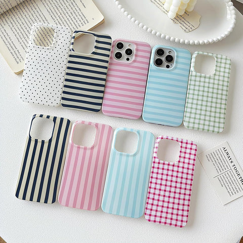 ZTOFERA Cute Vertical Striped Case for iPhone 13 Pro,Pink