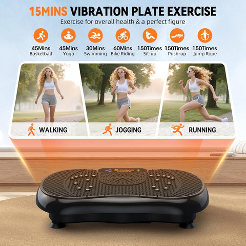 PBYRD Vibration Plate Exercise Machine for Lymphatic Drainage Weight Loss