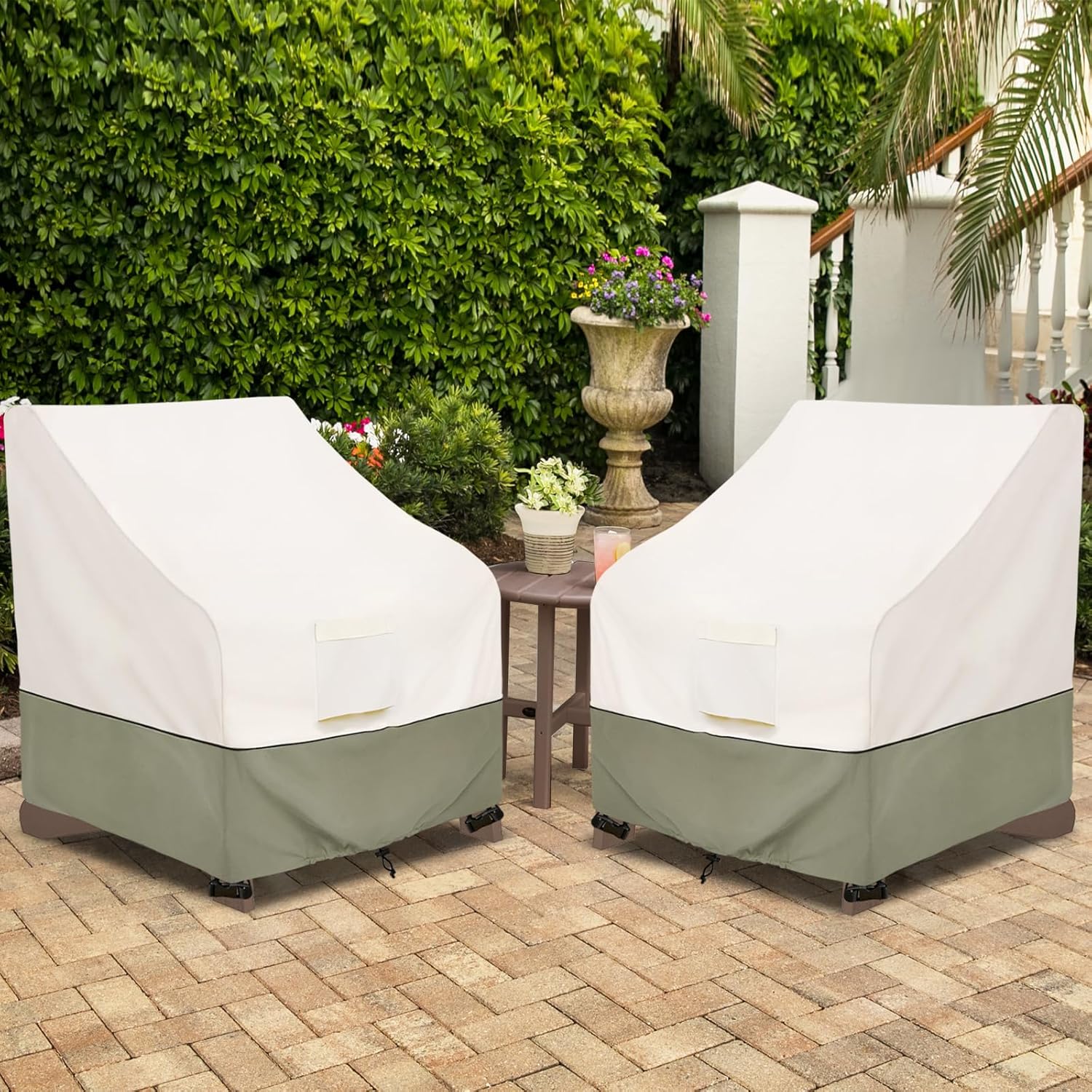 Bitubi Waterproof 2 Pack Patio Adirondack Chair Cover
